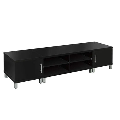 Artiss TV Cabinet Entertainment Unit 190cm Black Danson - Image 3