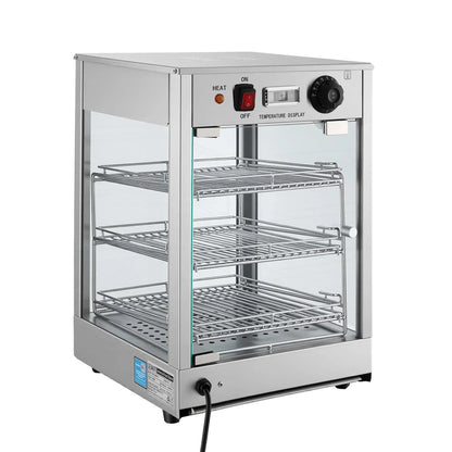 Devanti Commercial Food Warmer 850W 3 Shelf Heated Display Cabinet - Image 8
