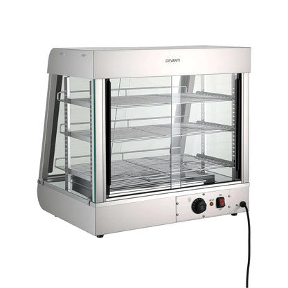 Devanti Commercial Food Warmer 1500W 3 Shelf Heated Display Cabinet - Image 8