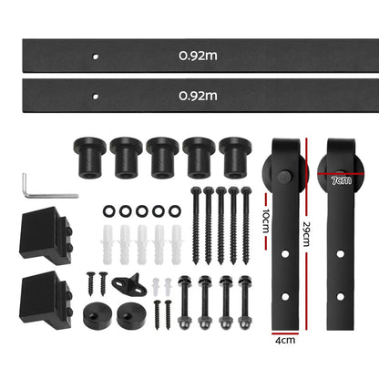 Cefito Sliding Barn Door Hardware Track Set 1.83m - Image 2