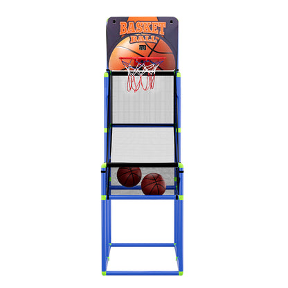 Basketball Arcade Game Electronic Scorer 3 Games Adjustable Kids Blue - Image 3