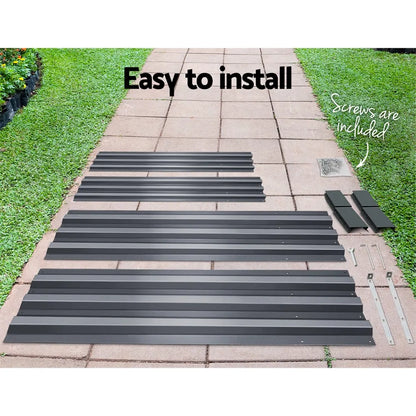 Green Fingers Garden Bed 150x90cm Planter Box Raised Container Galvanised Steel - Image 6