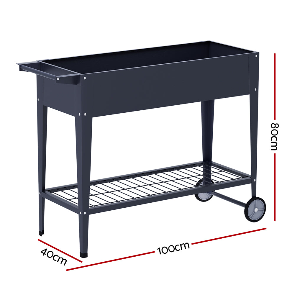 Green Fingers Garden Bed Elevated 100X40X80cm Planter Box Raised Container Herb - Image 2