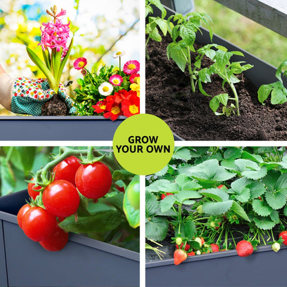 Green Fingers Garden Bed Elevated 100X40X80cm Planter Box Raised Container Herb - Image 5
