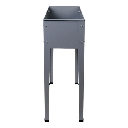 Green Fingers Garden Bed Elevated 100X80X30cm Planter Box Container Galvanised - Image 3