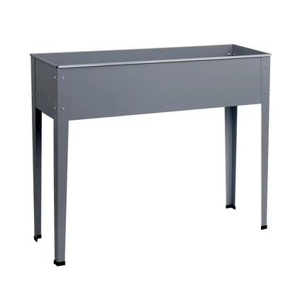 Green Fingers Garden Bed Elevated 100X80X30cm Planter Box Container Galvanised - Image 7