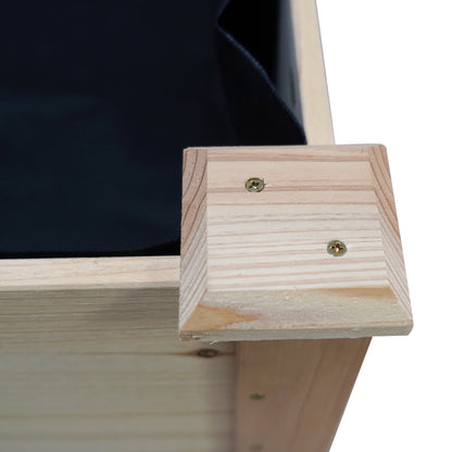 Green Fingers Garden Bed Elevated 120x60x80cm Wooden Planter Box Raised Container - Image 3