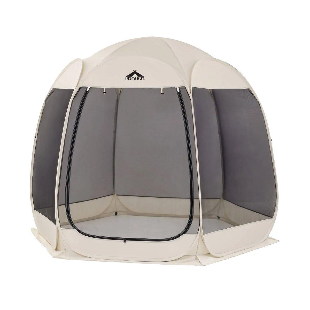 Instahut Gazebo Pop Up Tent 2.7x1.35m Outdoor Marquee Camping Screen 6 Sided - Image 4