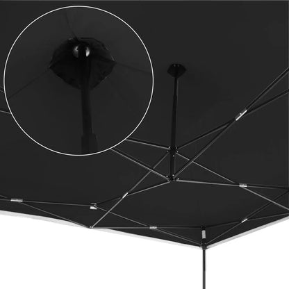 Instahut Gazebo 3x3 Pop Up Marquee Folding Tent Wedding Gazebos Camping Outdoor Shade Canopy Black - Image 8