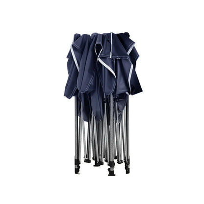 Instahut Gazebo Pop Up Marquee 3x3 Folding Tent Gazebos Camping 500D Oxford Navy - Image 3