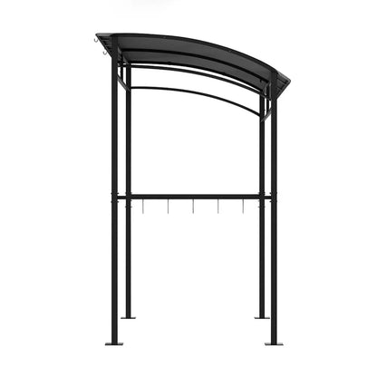 Instahut Gazebo Outdoor BBQ Grill Patio Garden Marquee Shade Shelter Shelf Hooks Grey - Image 3