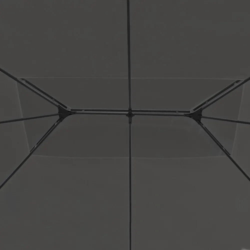 Instahut Gazebo 4x3m Marquee Outdoor Wedding Party Event Tent Home Iron Art Shade Grey - Image 3