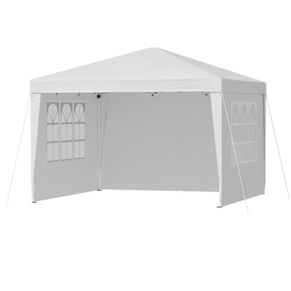 Instahut Gazebo 3x3 Pop Up Marquee Folding Tent Wedding Gazebos Camping Outdoor Canopy White - Image 3