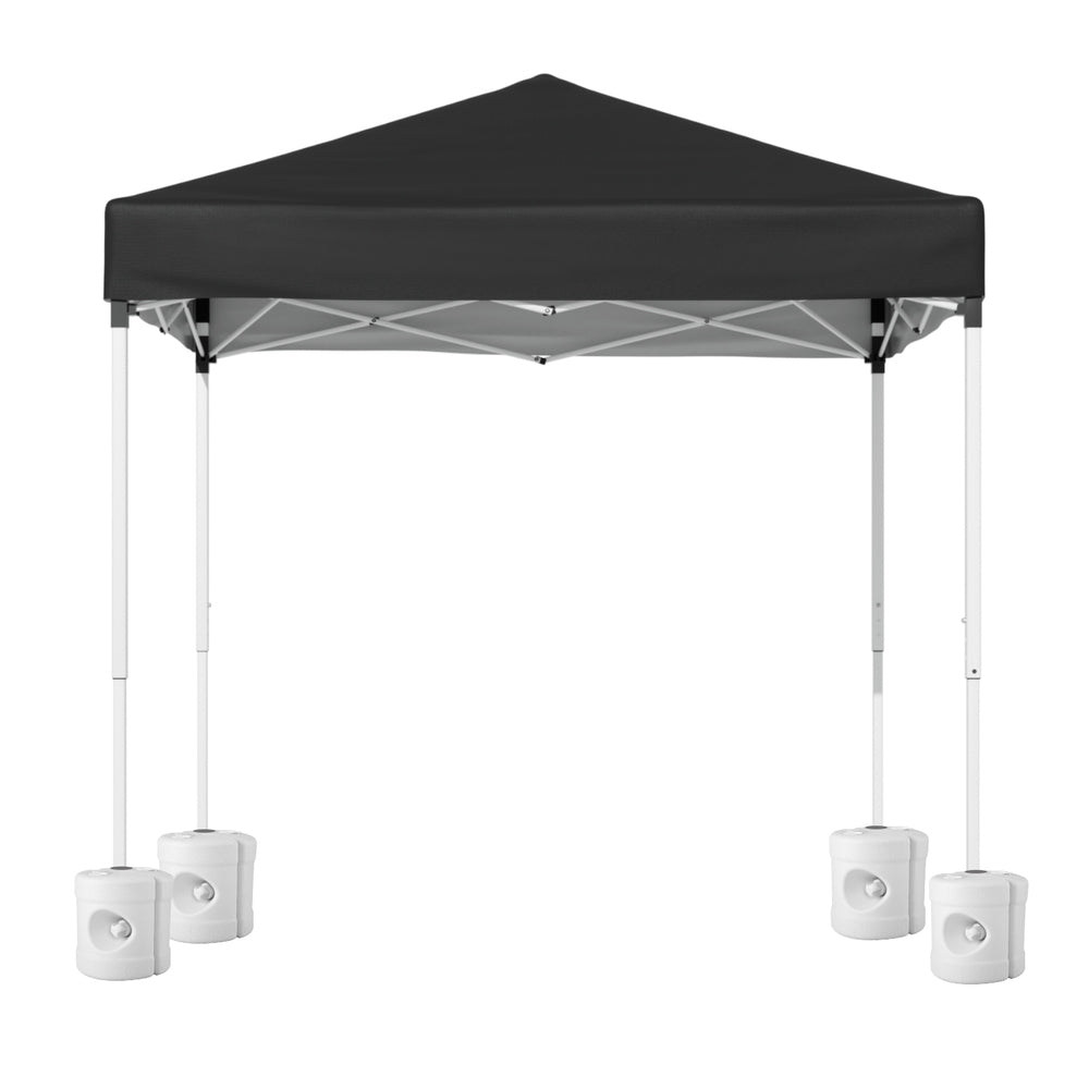 Instahut Gazebo 2x2m Outdoor Patio Garden Marquee Shade w/ Base Pods Black - Image 3