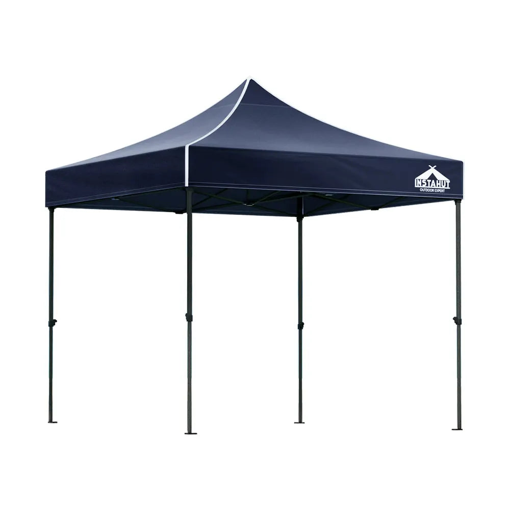 Instahut Gazebo Pop Up Marquee 3x3m Folding Tent Wedding Outdoor Camping Canopy Gazebos Shade Navy - Image 8