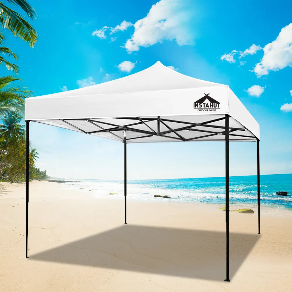 Instahut Gazebo Pop Up Marquee 3x3 Folding Tent Outdoor Camping 500D Oxford - Image 7