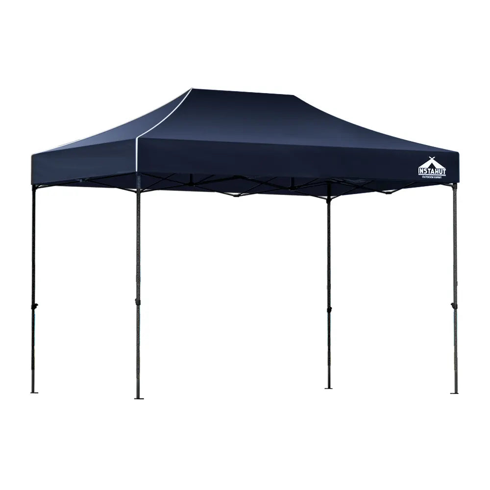Instahut Gazebo Pop Up Marquee 3x4.5m Folding Tent Camping 500D Oxford Navy - Image 8