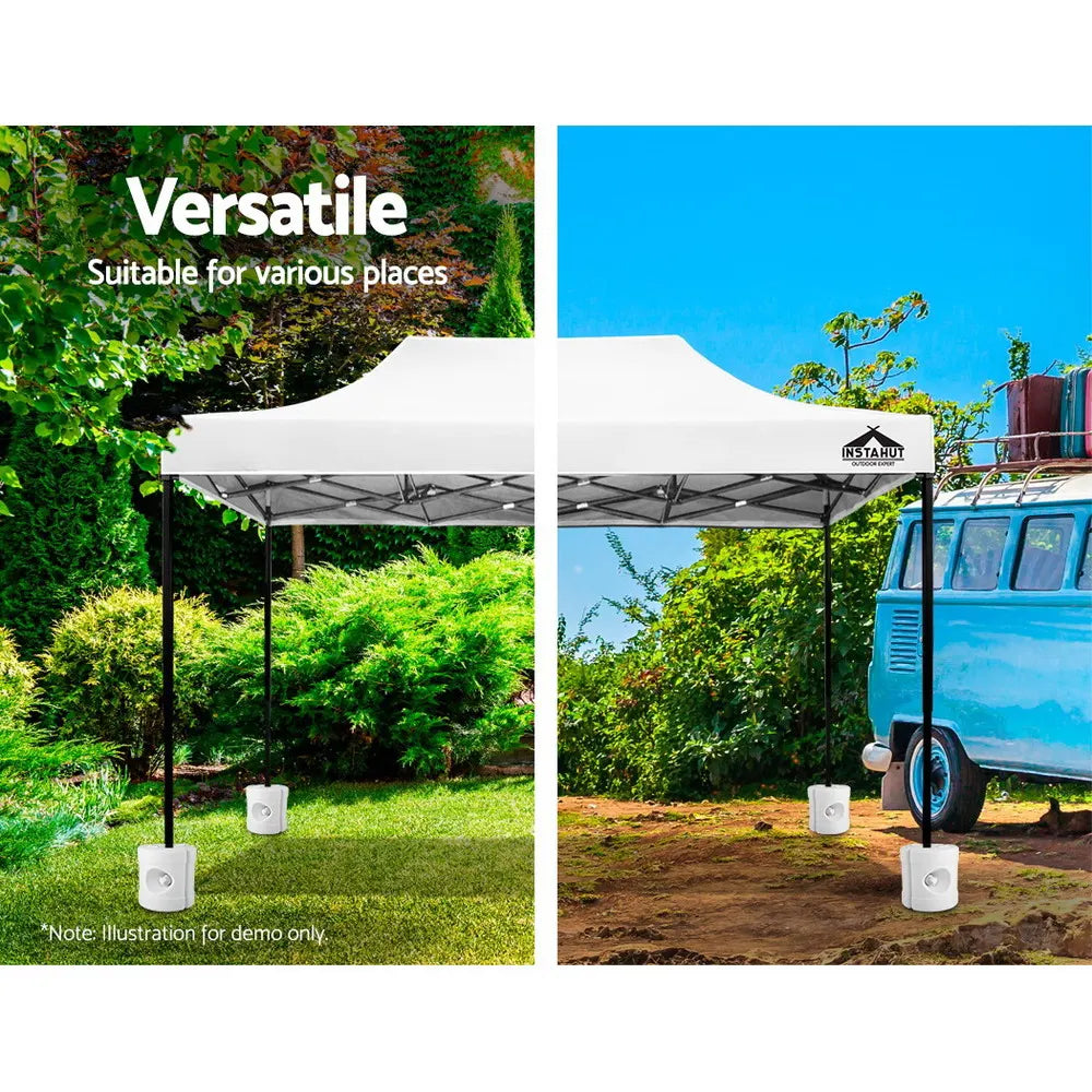 Instahut Gazebo Base Pod Kit Pop Up Marquee Set Outdoor Wedding Tent Canopy Leg 4 pcs - Image 5