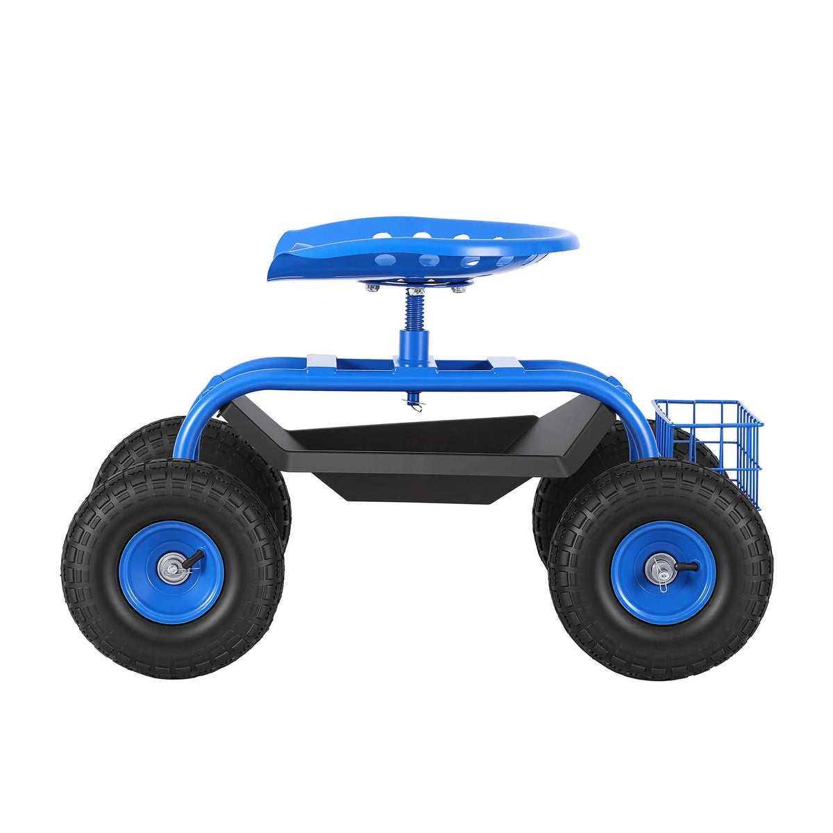 Gardeon Garden Seat with Wheels 360 Swivel Adjustable Height Rolling Stool 150kg - Image 3