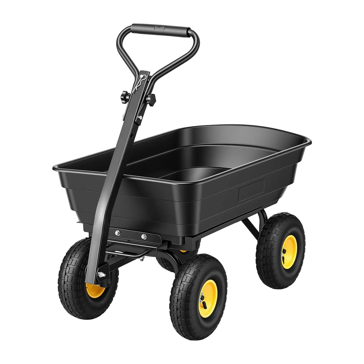 Gardeon Garden Cart Dump Utility Wagon 270kg 2in1 Handle Tractor Trolley 110L with 10in Tyres - Image 3
