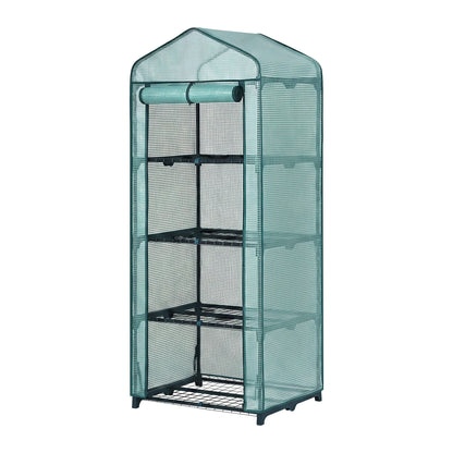 Green Fingers Greenhouse 4 Tiers Mini Green House Garden Bed 1.6x0.7x0.5M - Image 2