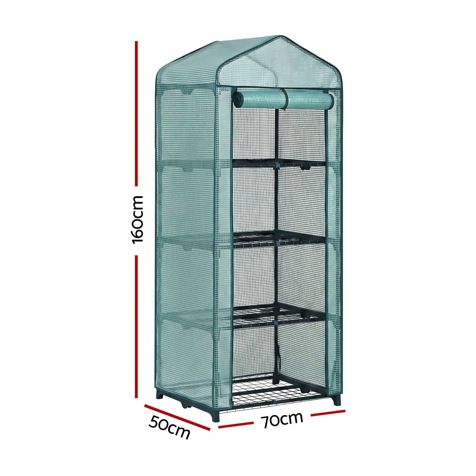 Green Fingers Greenhouse 4 Tiers Mini Green House Garden Bed 1.6x0.7x0.5M - Image 3