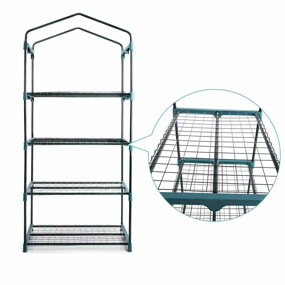 Green Fingers Greenhouse 4 Tiers Mini Green House Garden Bed Planter Box 1.6x0.7x0.5M - Image 3