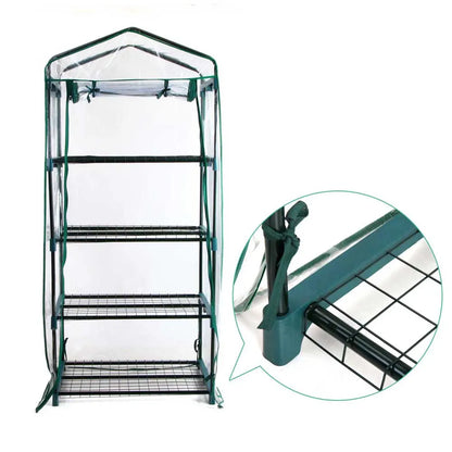 Green Fingers Greenhouse 4 Tiers Mini Green House Garden Bed Planter Box 1.6x0.7x0.5M - Image 7