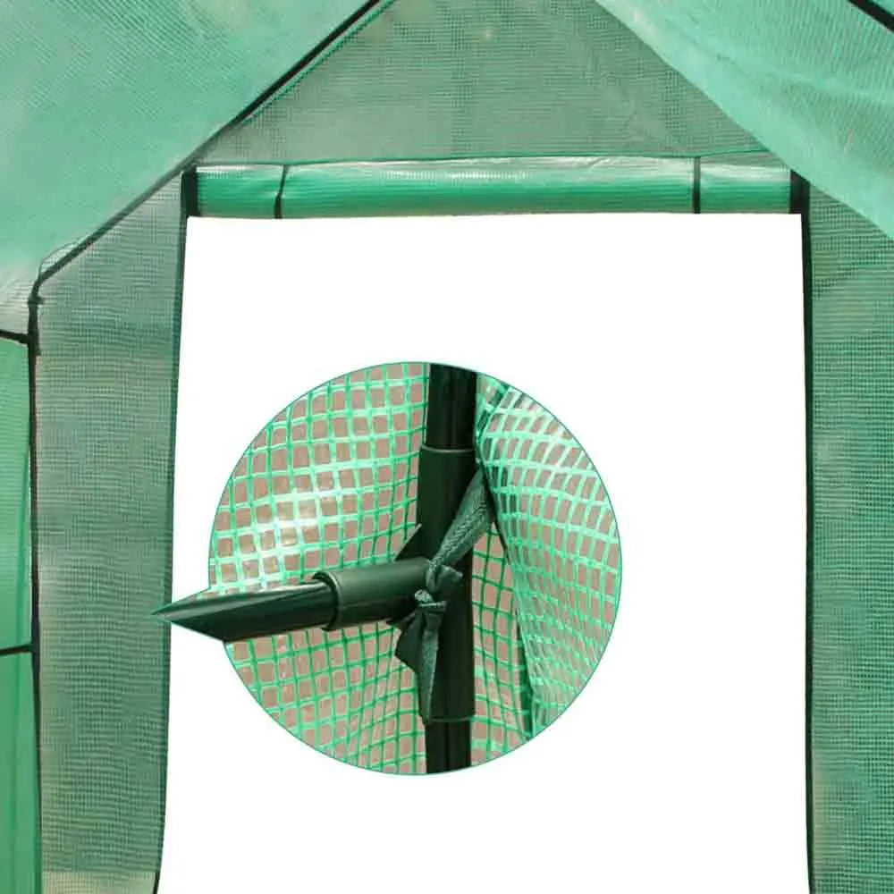 Green Fingers Greenhouse 3.5x2x2M Walk in Green House Tunnel Plant Garden Shed - Image 7