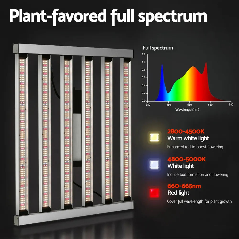 Green Fingers Max 4800W Grow Light LED Full Spectrum Indoor Plant All Stage Growth - Image 5