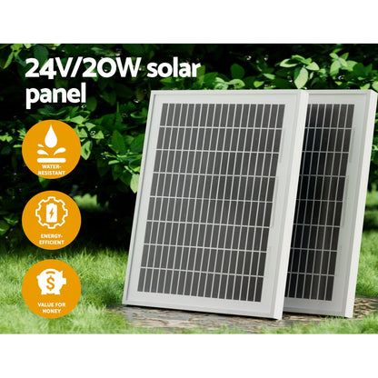 LockMaster Automatic Sliding Gate Opener Kit 20W Solar 4M 600KG - Image 3