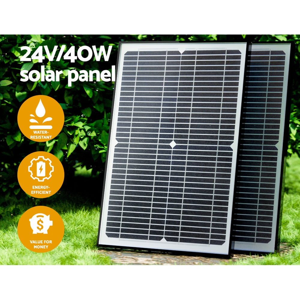 LockMaster Automatic Sliding Gate Opener Kit 40W Solar 4M 600KG - Image 3