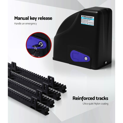 LockMaster Automatic Sliding Gate Opener Kit 4M 600KG - Image 5