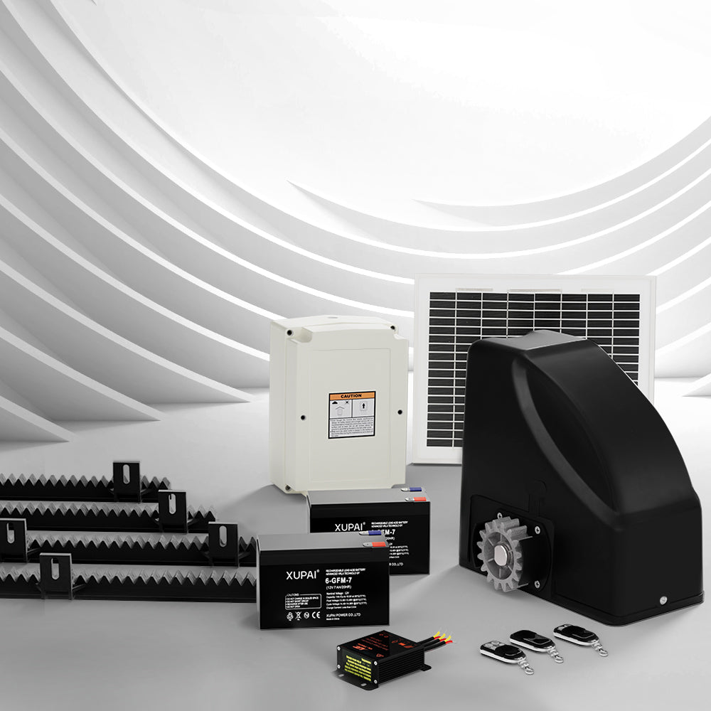 LockMaster Automatic Sliding Gate Opener Kit 10W Solar 4M 600KG - Image 7