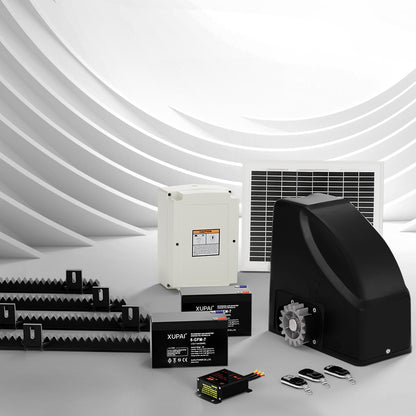 LockMaster Automatic Sliding Gate Opener Kit 10W Solar 4M 600KG - Image 7