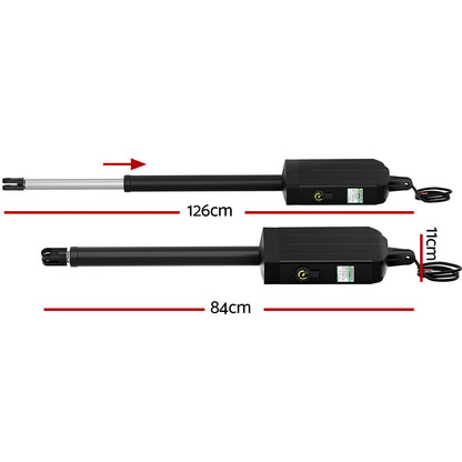 LockMaster Single Swing Gate Opener 20W Full Solar Power Automatic - Image 2