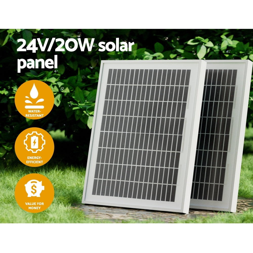 LockMaster Single Swing Gate Opener 20W Full Solar Power Automatic - Image 5