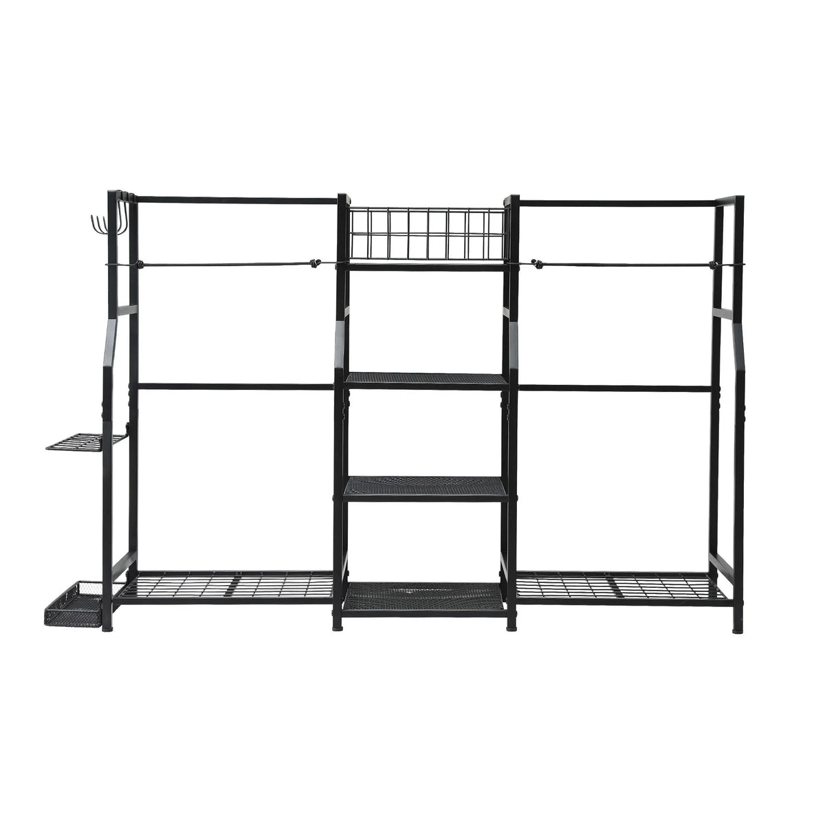 Everfit Golf Bag Storage Golfing Equipment Rack Holds 2 Bags 16 Clubs - Image 3