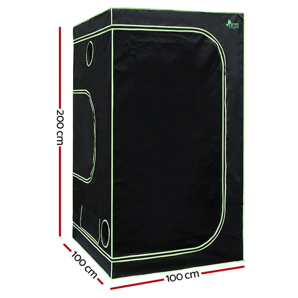 Greenfingers Grow Tent 100x100x200CM Hydroponics Kit Indoor Plant Room System - Image 2