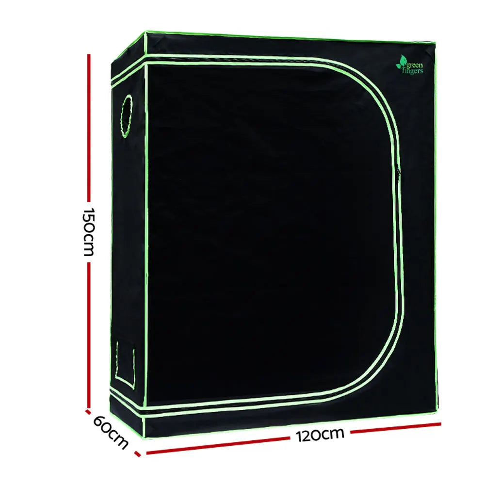Green Fingers Grow Tent 120x60x150CM Hydroponics Kit Indoor Plant Room System - Image 2