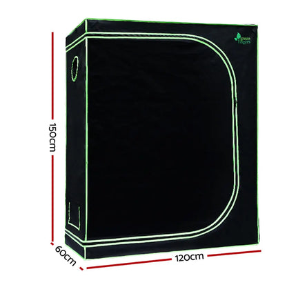 Green Fingers Grow Tent 120x60x150CM Hydroponics Kit Indoor Plant Room System - Image 2