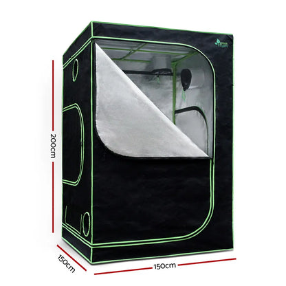 Greenfingers Grow Tent 150x150x200CM Hydroponics Kit Indoor Plant Room System - Image 2