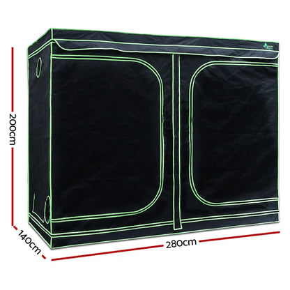 Greenfingers Grow Tent 280x140x200CM Hydroponics Kit Indoor Plant Room System - Image 2