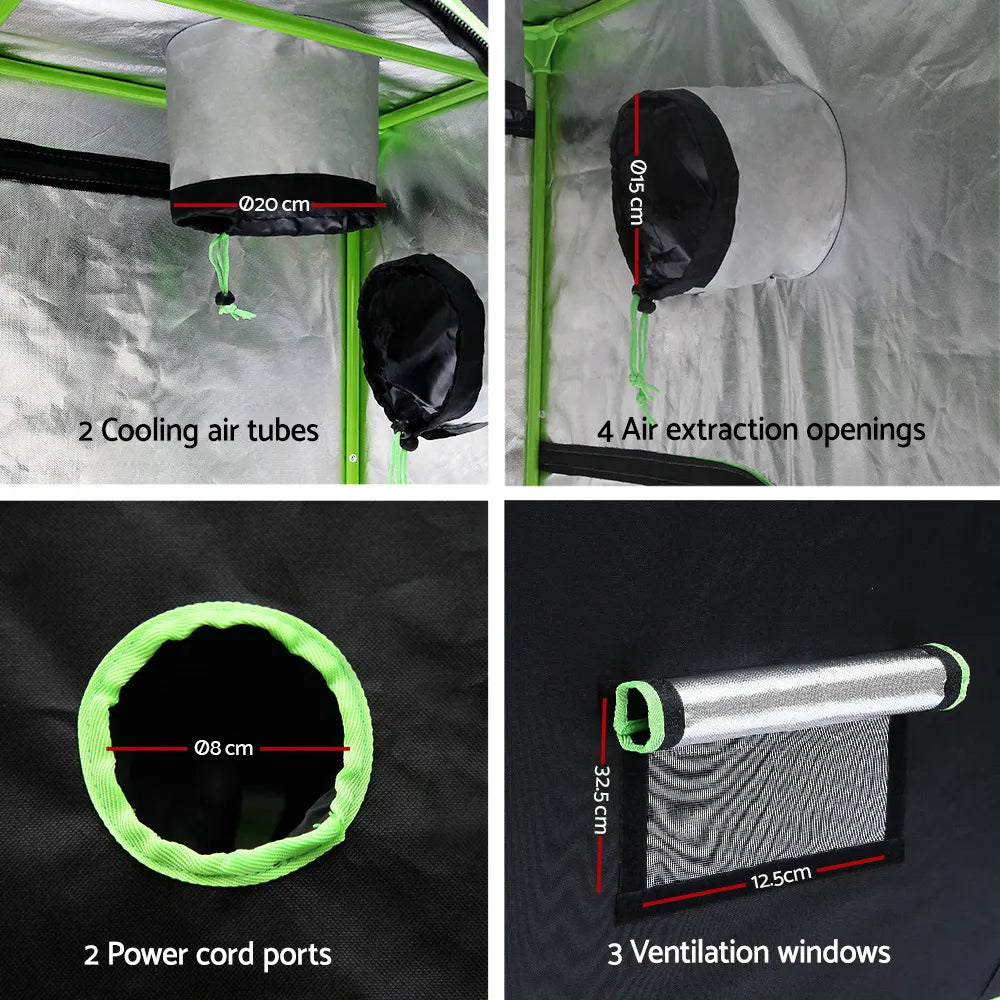 Greenfingers Grow Tent 90x50x160CM Hydroponics Kit Indoor Plant Room System - Image 3