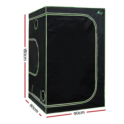 Greenfingers Grow Tent 90x90x180CM Hydroponics Kit Indoor Plant Room System - Image 2