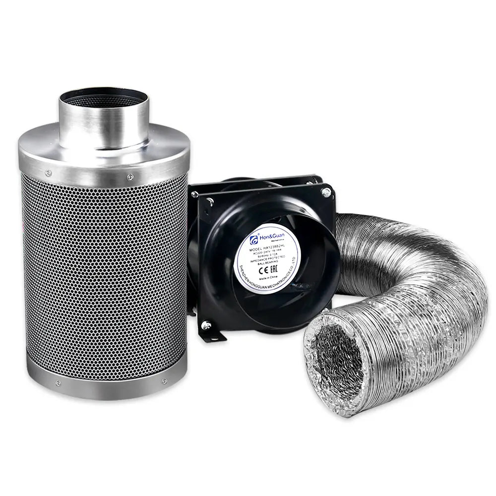 Green Fingers 6"Ventilation Kit Fan Hydroponics Grow Tent Kit Carbon Filter Duct,Green Fingers 6"Ventilation Kit Fan Hydroponics Grow Tent Kit Carbon Filter Duct - Image 3