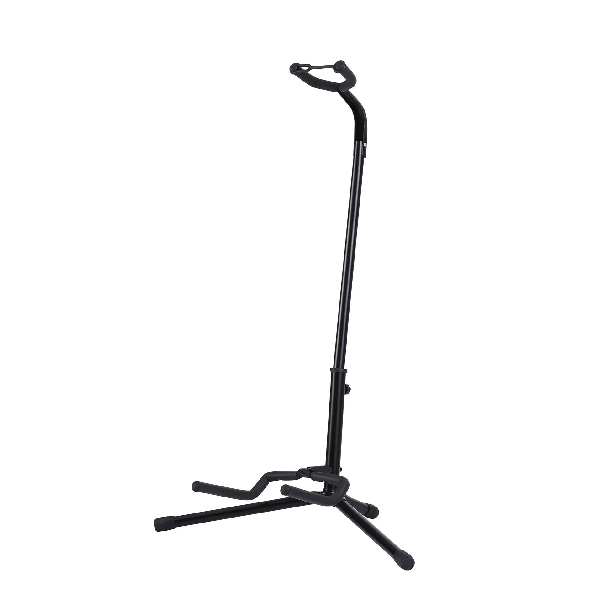Alpha Iron Adjustable Guitar Stand Folding Instrument Holder Acoustic Bass Rack Black - Image 2