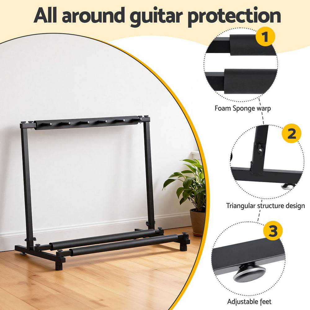 Alpha 5 Space Folding Guitar Stand Rack Holder Display - Image 4