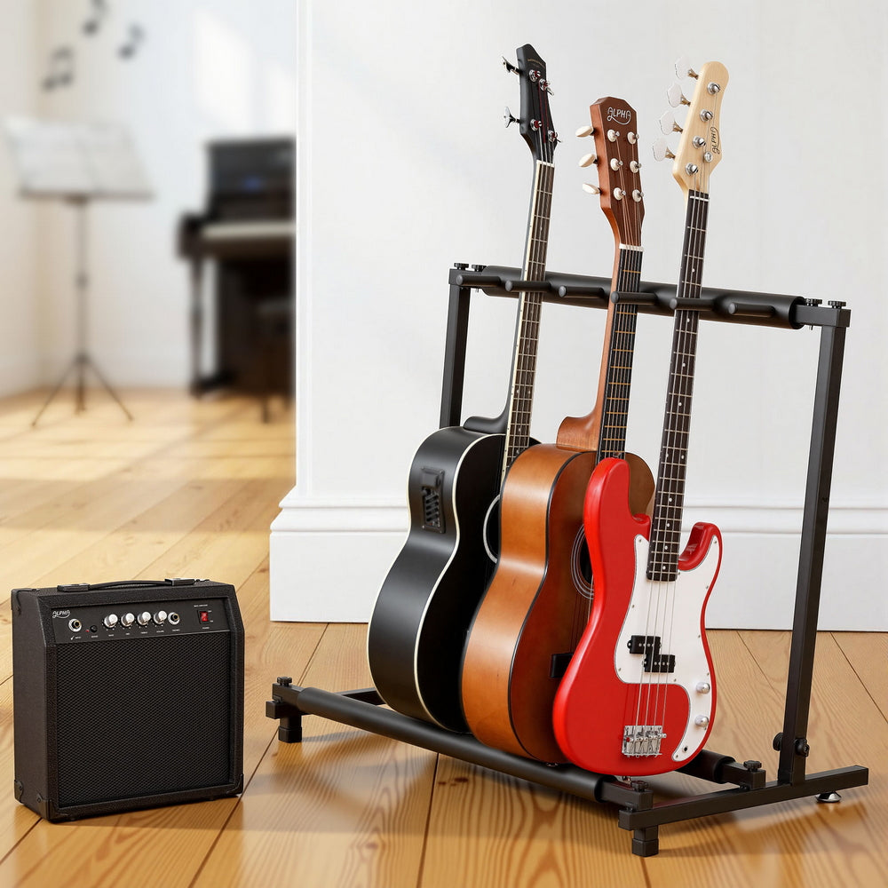 Alpha 5 Space Folding Guitar Stand Rack Holder Display - Image 7