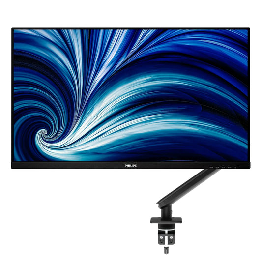 Mount Up! Bundle. 32" QHD 100Hz Monitor and Ergonomic Arm - Monitors - Mounts
